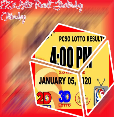 Ez2 lotto result