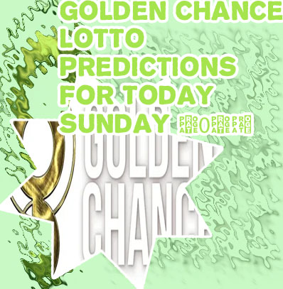 Golden chance lotto forecast for today
