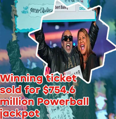 Powerball jackpot lottery winner