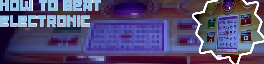 Skill ball bingo arcade machine