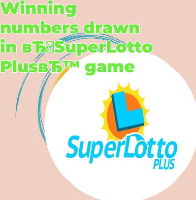 Superlotto plus winning numbers